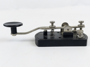 lot 118 image: Black Telegraph Morse Code Transmitter