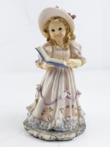 lot 162 image: MONTEFIORI COLLECTION Girl Reading Book Figure
