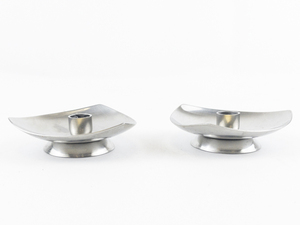 lot 199 image: Stelton Triangular Candle Holders