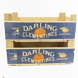 lot 216 image: Set of Two Vintage Decorative Darling Clementine Boxes