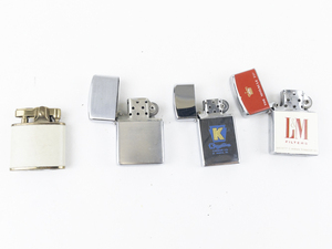 lot 207 image: Group of 4 Pocket Vintage Lighters
