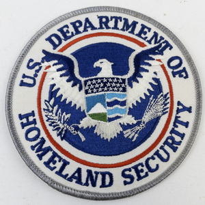 lot 271 image: US Department of Homeland Security Fabric Patch