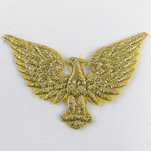 lot 281 image: Embroidered Gold Eagle Iron-on Patch