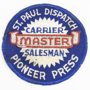 lot 301 image: St. Paul Dispatch Pioneer Press Carrier Master Salesman