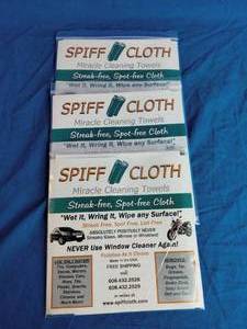 lot 166 image: Lot of 3 Spiff Cloth Packs