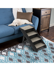 lot 168 image: PetMaker Folding Carpeted Pet Stairs