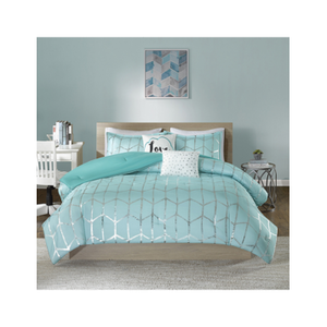 lot 178 image: Intelligent Design Khloe Metallic 5-Pc. Comforter Set - FullQueen