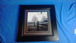 lot 188 image: Fence in the Mist by Harold Silverman