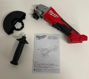 lot 11 image: Milwaukee Power Tools M18 Brushless 4.5  5 Compact Cut-Off Grinder - Model 2686-20 - New