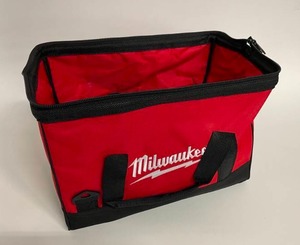 lot 13 image: Milwaukee Tool Branded Tough Water Resistant Tool Storage Carry Case  Contractor Bag with Durable Zipper Closure