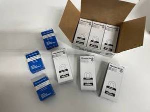 lot 15 image: Master Lock and American Lock LOT of Padlocks - New in Boxes