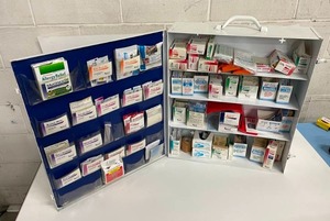 lot 45 image: First Aid Medical Kit - Cintas Employee First Aid Station