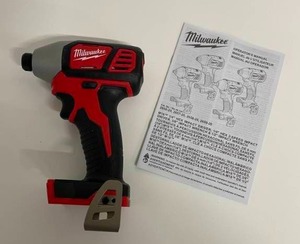 lot 23 image: Milwaukee Power Tools M18 Compact 14 Hex Impact Driver - with LED Light - Model 2656-20 - NEW