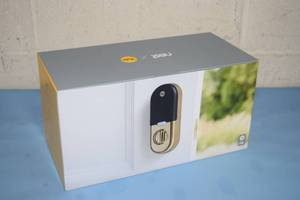 lot 51 image: Google Nest  Yale Keyless Smart Lock - Key Free Wireless Wi-Fi Bluetooth Polished Brass Door Lock Security System - NEW