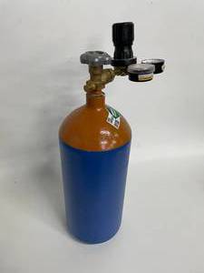 lot 56 image: Argon Gas Cylinder Tank with Regulator