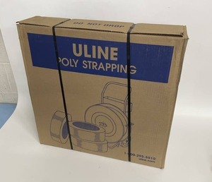 lot 66 image: New Box  Spool of Uline Poly Strapping for Boxes & Freight - Model S-811 - 9,000  --  $71 from Uline
