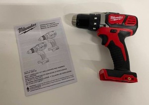 lot 70 image: Milwaukee Power Tools M18 Compact 12 Drill  Driver - Model 2606-20 - New