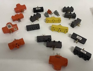 lot 90 image: Lot of 20 Miscellaneous Multi-Outlet AC Adapters  Power Adaptors