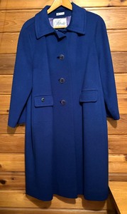 lot 97 image: Cobalt Blue Abrechts Sycamore 100% Wool Coat