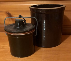 lot 99 image: Two Vintage Crocks