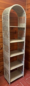 lot 107 image: Vintage Wicker Shelf
