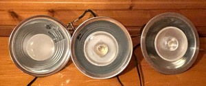 lot 144 image: Three Clamp Lamps