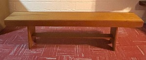 lot 59A image: Vintage Wooden Bench