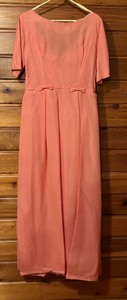lot 149 image: Pretty Peach Vintage Dress