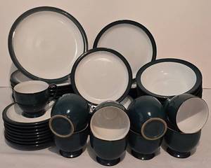 lot 18 image: Richly Hued Denby Dinnerware