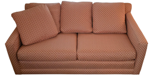 lot 171 image: Fabulous MCM Muted Orange Loveseat