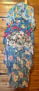lot 224 image: Four Fabulous Floral Size 20 Shirts by Alfred Dunner and Haberdashery
