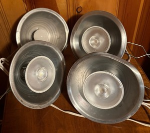 lot 265 image: Four Clamp Lamps