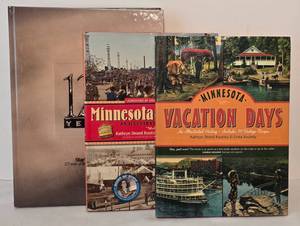 lot 344 image: Minnesota Books Star Tribune 125 Years, MN State Fair and MN Vacation Days