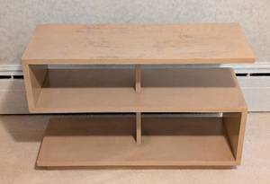 lot 29 image: Maximillian Modern Blonde Wood Bookshelf