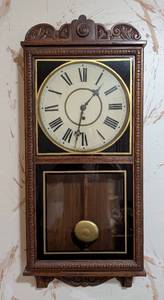 lot 287 image: Waterbury Crane Wall Clock