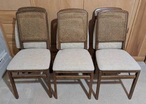 lot 289 image: Set of Six Vintage Stackmore Folding Chairs