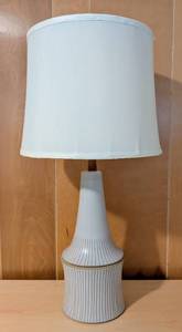 lot 28 image: Pale Blue Ceramic Jane and Gordon Martz Table Lamp