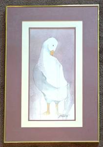 lot 471 image: Framed Goose Print