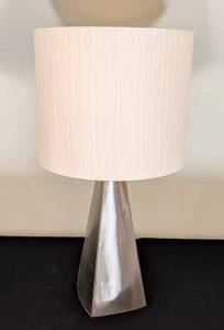 lot 278 image: Silver Table Lamp