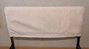 lot 284 image: Upholstered Full Size Headboard and Frame