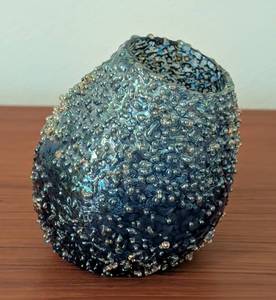 lot 122 image: Small Gathering Glass Studio Blown Glass Vase