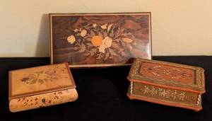 lot 116 image: Three Vintage Reuge Music Boxes