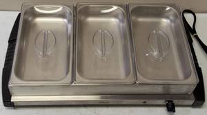 lot 5 image: Oster Buffet Server Warming Tray (View Photos)