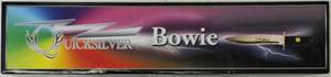 lot 27 image: Quicksilver Bowie Knife with Black Rubber Handle & Cover - 15 Overall Length (View Photos)