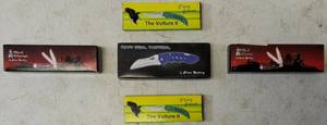 lot 31 image: Pocket Knives (1) Navy Seal Tactical (1) Steel Warrior - SW - 108MNB (1) Steele Warrior - SW - 108 CBH (2) Flying Falcon - The Vulture II