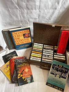 lot 54 image: Collection of Cassette Tapes and MusicGuitar Books