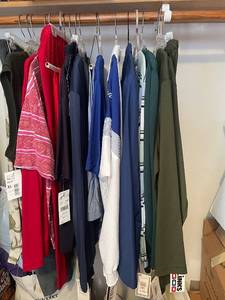 lot 131 image: Collection of Vintage XL to 3XL Clothing Including Cardigans, Blazers, and Shirts