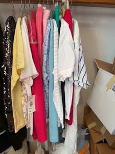 lot 132 image: Collection of Womens Clothing in Various Styles and Sizes