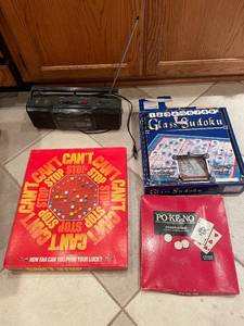 lot 139 image: Collection of Retro Electronics and Board Games
