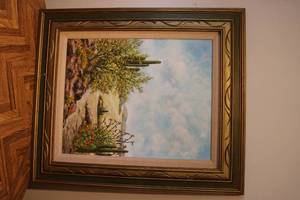 lot 504 image: 24in by 28in canvas painting...